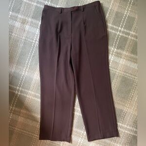 VTG Sag Harbor brown straight leg trousers 14